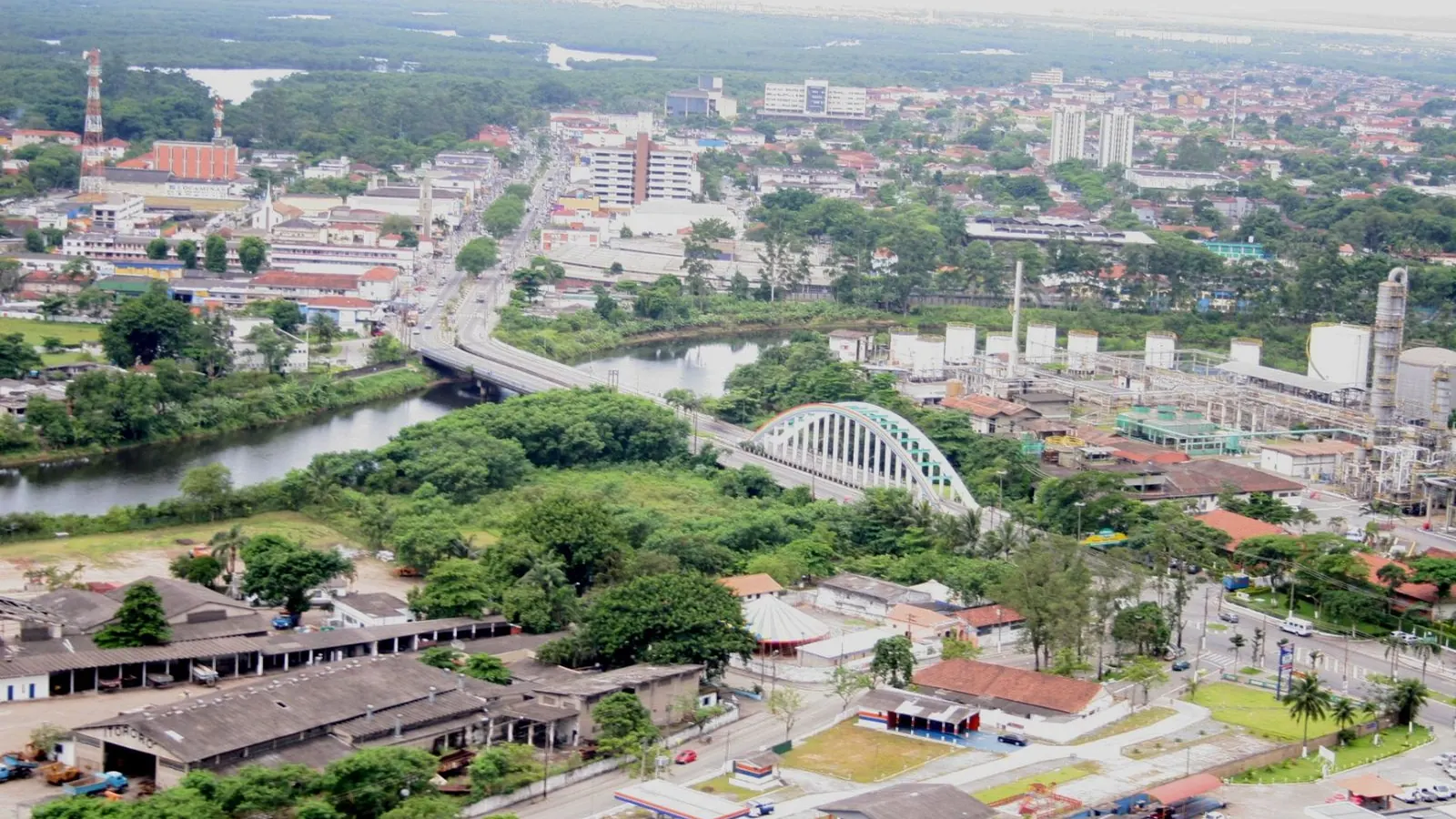 Vista de Cubatão para página de administradora de condomínios