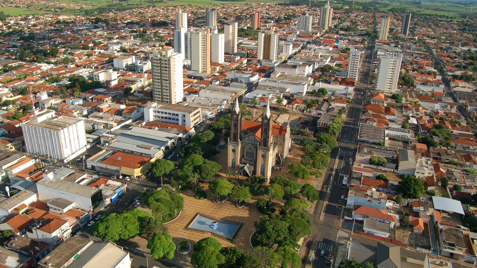 Vista de Votuporanga para página de administradora de condomínios